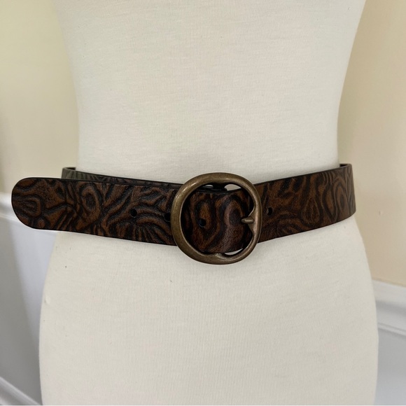 HOBO LEATHER BELT EUC M Hobo Brand Lime Green Leather Belt 39 main image 2